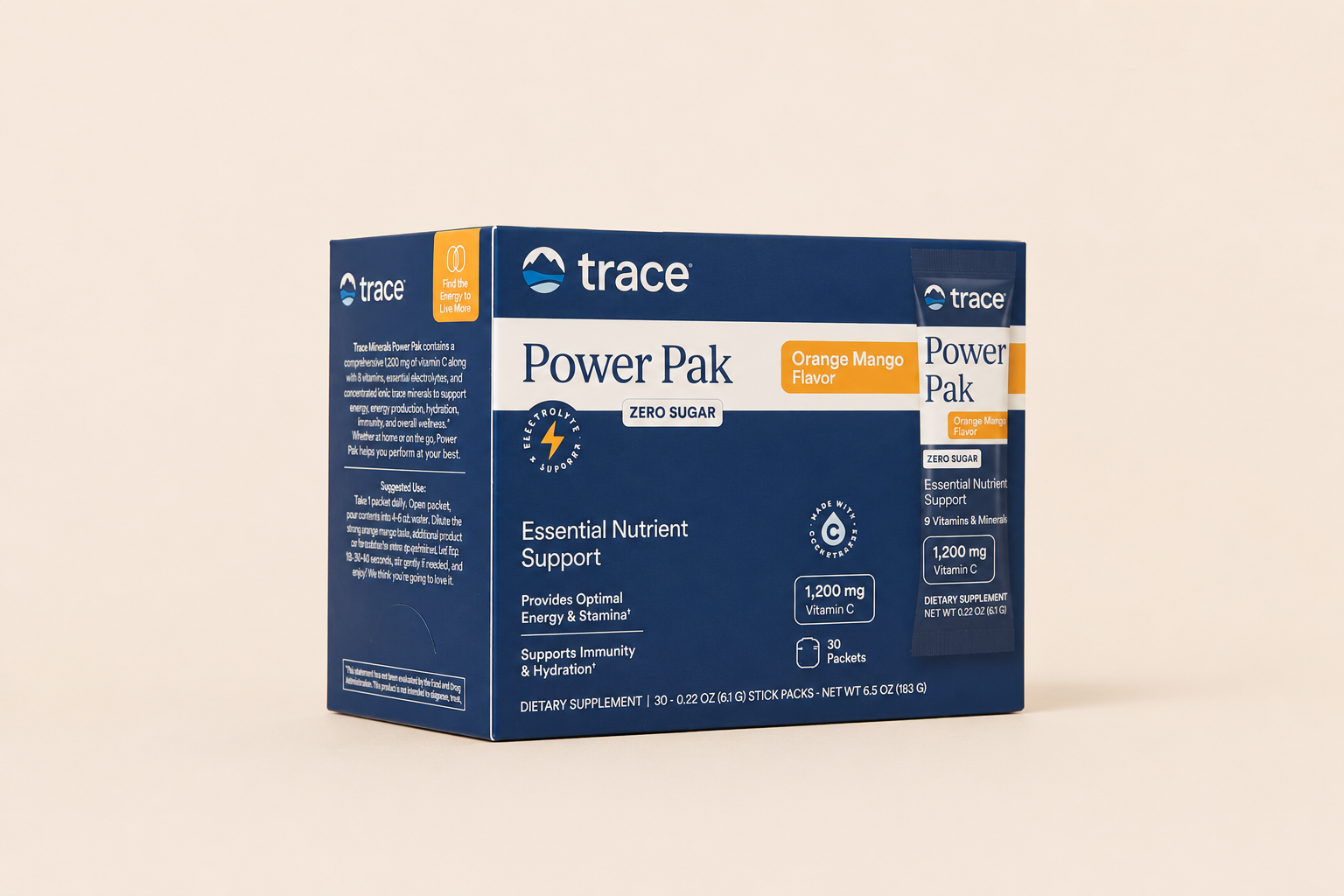 Power Pak ar C vitamīnu imunitātei un enerģijai